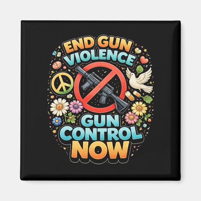 End Gun Violence Now Magnet (Front)