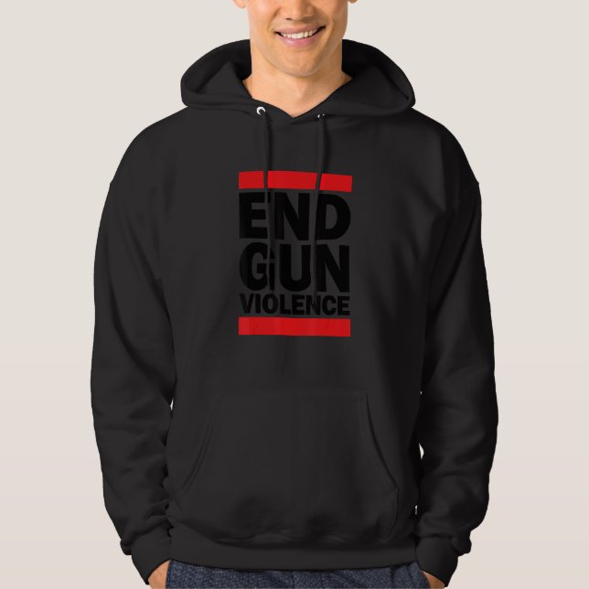 End Gun Violence Now Peace Enough June Awareness 2 Hoodie (Front)