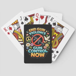 End Gun Violence Now Poker Cards