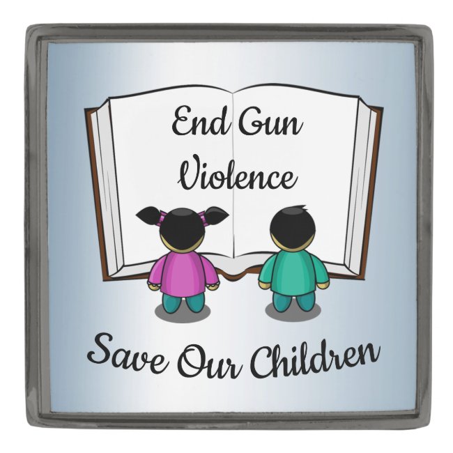 End Gun Violence Save Our Children Lapel Pin
