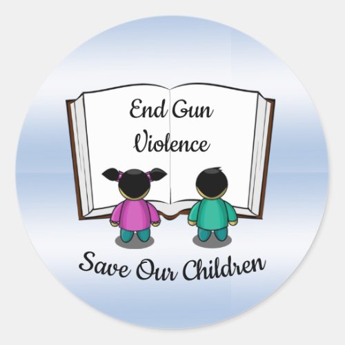 End Gun Violence Save Our Children Stickers