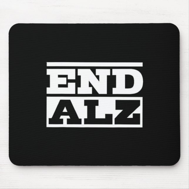 End Heimer Heimerheimer's Brain Awareness Month Su Mouse Pad (Front)