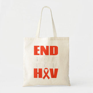 End HIV Shame Stigma Red Ribbon Awareness World Ai Tote Bag