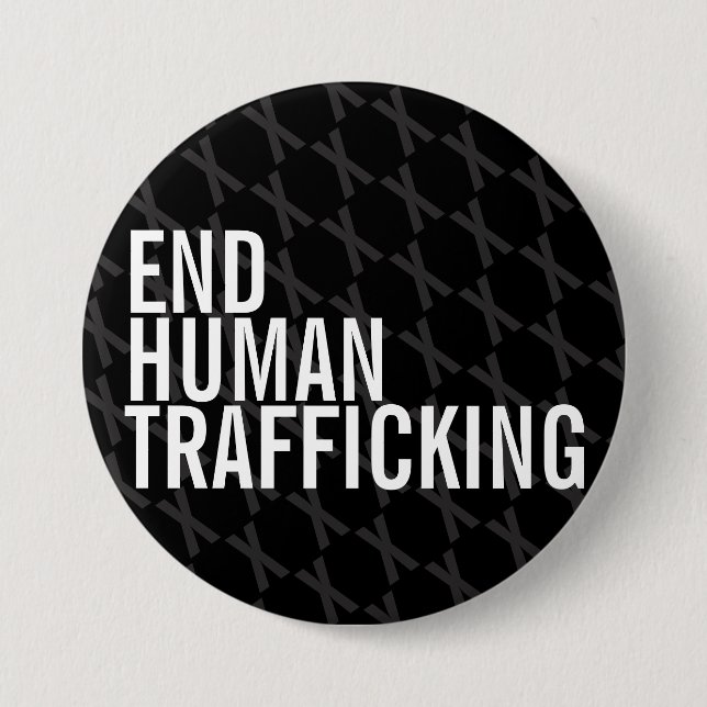 End Human Trafficking Button (Front)