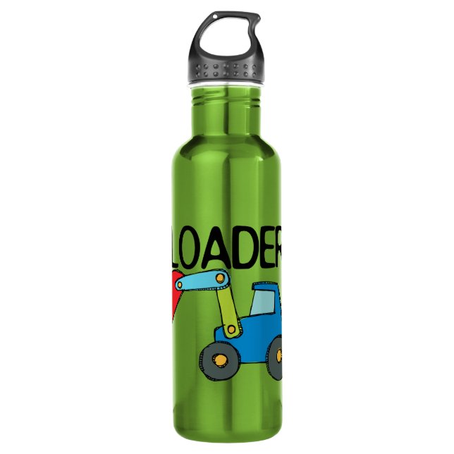 End Loader Water Bottle (Front)