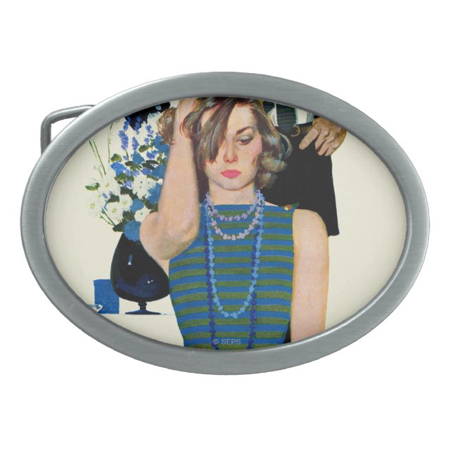 End of a Marriage Belt Buckle (Front)