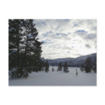 End of a Snowy Day in Yellowstone National Park Postcard