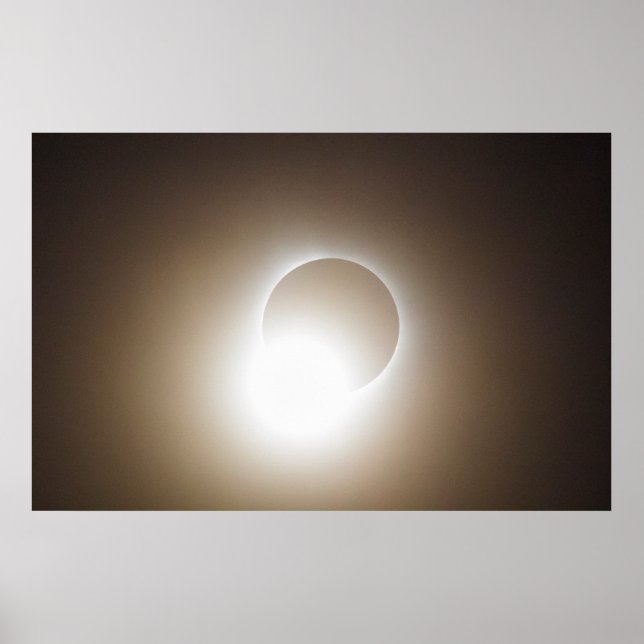 End of a Total Solar Eclipse Poster (Front)
