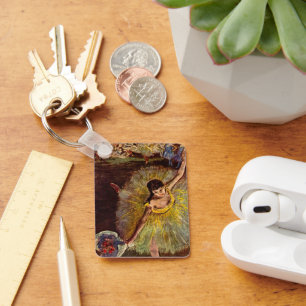 End of an Arabesque by Edgar Degas, Vintage Ballet Keychain