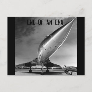 End of an Era, Concorde, New York Postcard