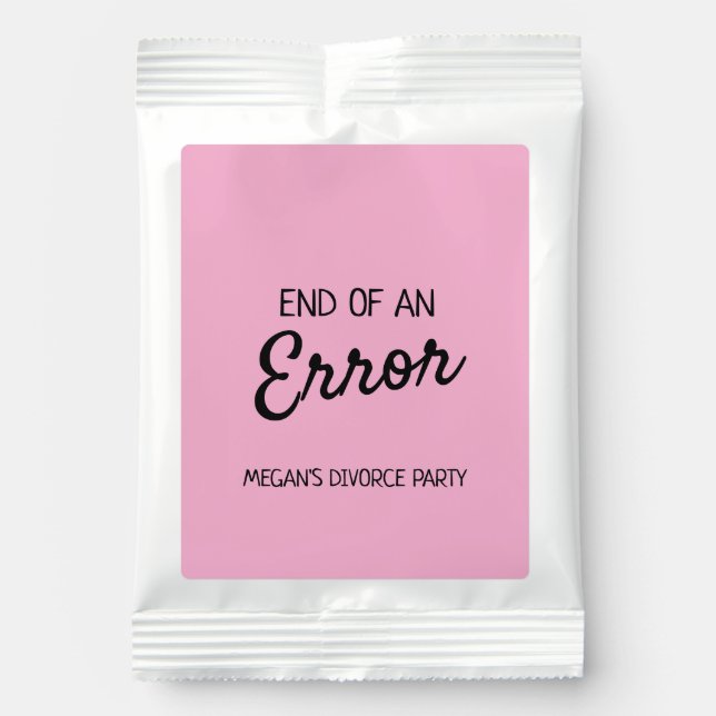 End of an Error Drink Mix (Front)