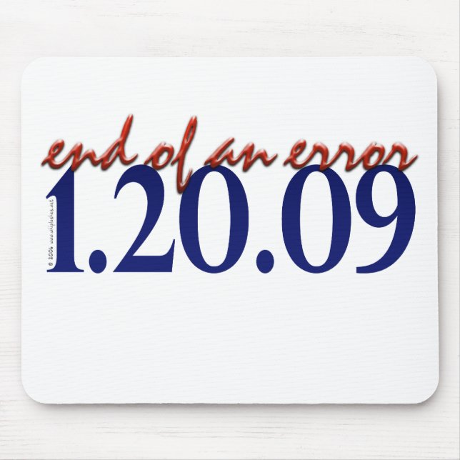 End of an Error Mouse Pad (Front)