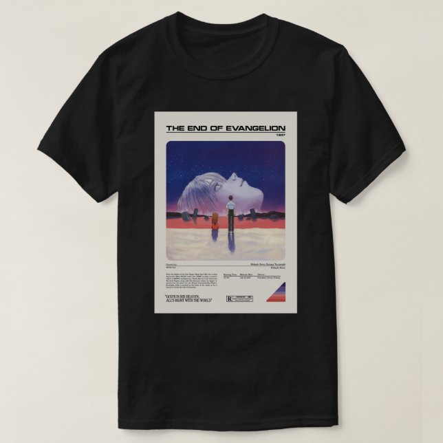 End Of Evangelion Mid Century Modern T-Shirt (Design Front)