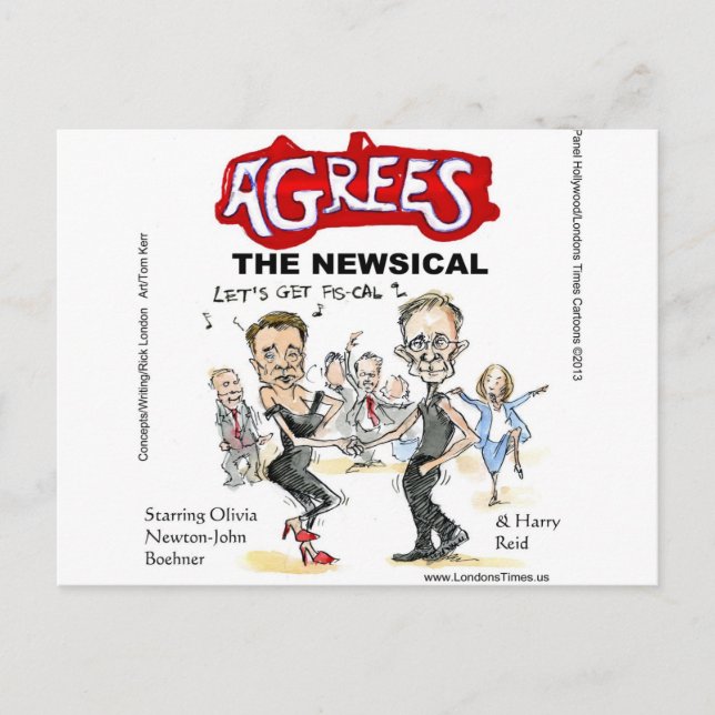 End Of Fiscal Cliff Funny Gifts Cards & Tees (Front)