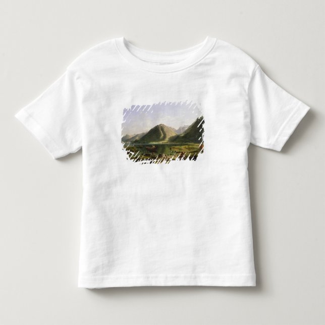 End of Lake Geneva, 1835 (oil on canvas) Toddler T-shirt (Front)