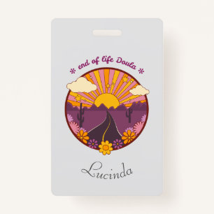 End of life Doula, hospice nurse Badge