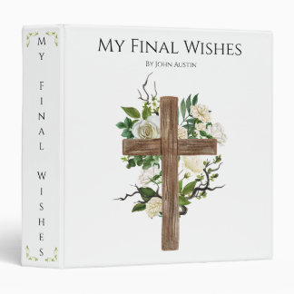 End-of-Life Planning Checklist & Organizer  3 Ring Binder