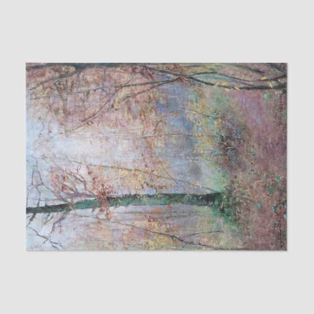 End of October, Vaucresson by Julia Beck Tissue Paper (Front)