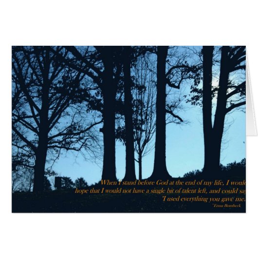 End of our Life Cards (Front Horizontal)