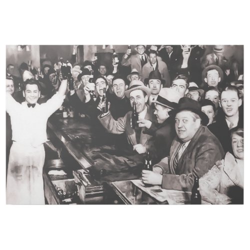 End of Prohibition Party at Local Bar 1933 Gallery Wrap