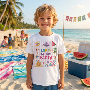 End Of School Party Stripes T-Shirt 