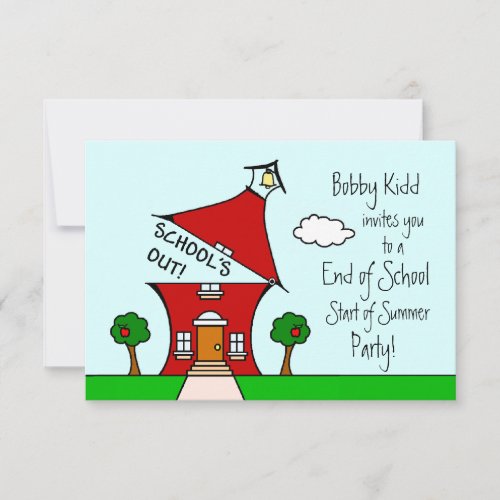 End of School / Start of Summer Party Invite