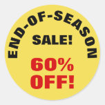 [ Thumbnail: "End-Of-Season Sale!" "60% Off!" Round Sticker ]