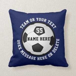 End of Season Soccer Gift Ideas for Soccer Team Throw Pillow