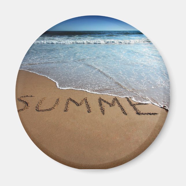 End Of Summer At California Coast Magnet (Front)