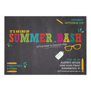 End Of Summer Invitations 4