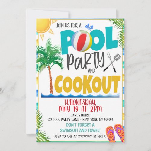 End of Summer Party Invitation