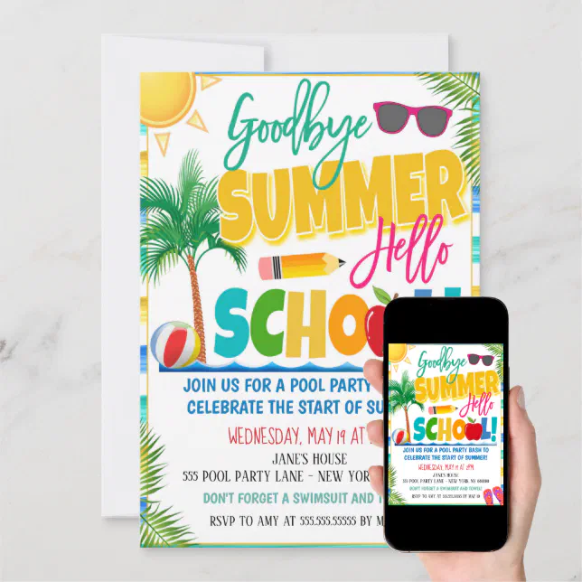 End of Summer Party Invitation | Zazzle