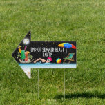 End of summer party sign