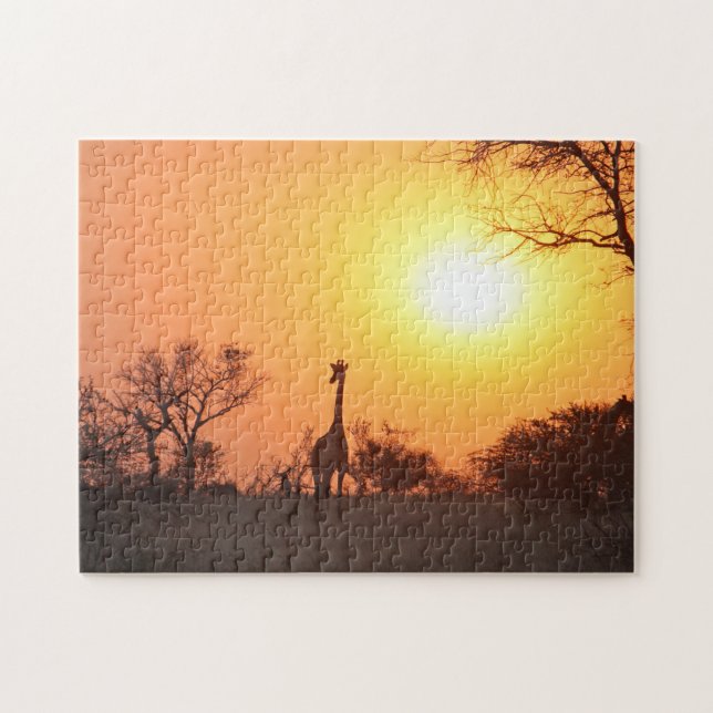 End of the day on the African Plains. Jigsaw Puzzle (Horizontal)