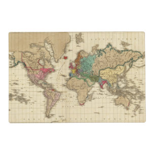 End of The General Peace 1828 AD Placemat