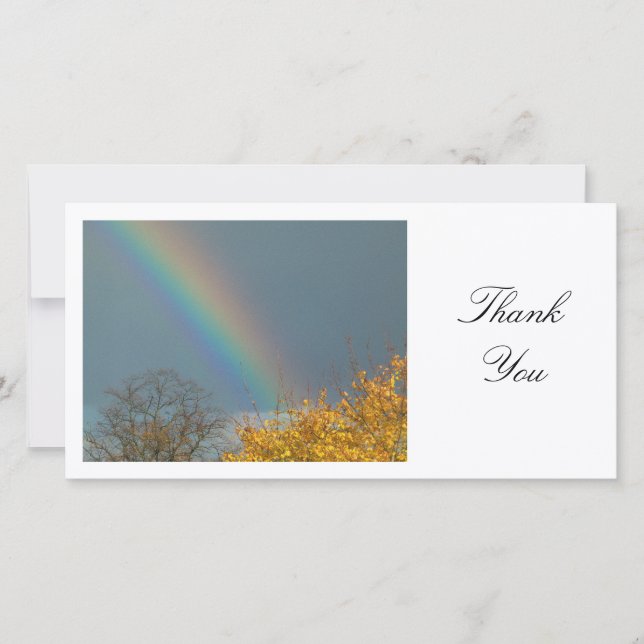 End of the Rainbow - Thank You Card (Front)