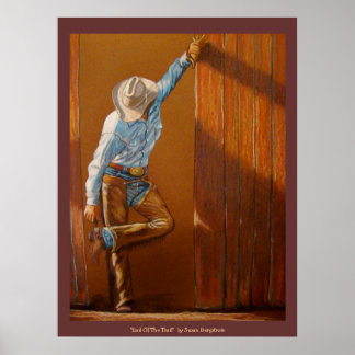"End Of The Trail" by Susan Bergstrom Poster