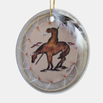 End Of The Trail Ceramic Ornament by rosstreasuresetc at Zazzle