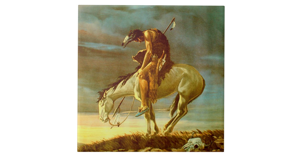 End Of The Trail Ceramic Tile Zazzle