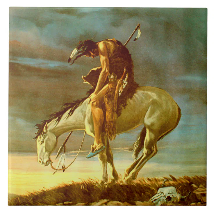 End Of The Trail Ceramic Tile Zazzle