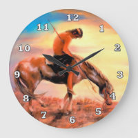 End of the Trail Clock