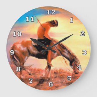 End of the Trail Clock