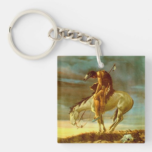 END OF THE TRAIL KEYCHAIN