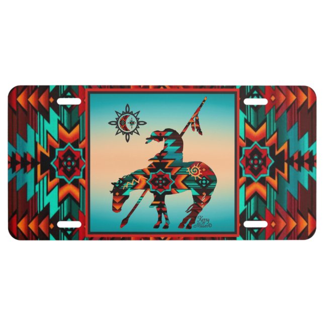 End Of The Trail License Plate (Front)