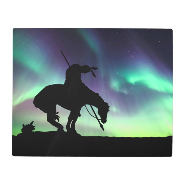 End of the Trail Metal Print (Front)