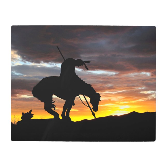 End of the Trail Metal Print (Front)