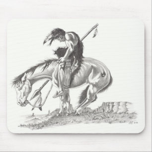 End of the Trail Mouse Pad