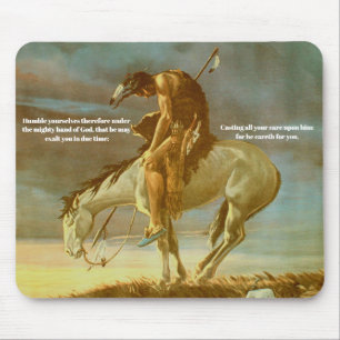END OF THE TRAIL MOUSE PAD