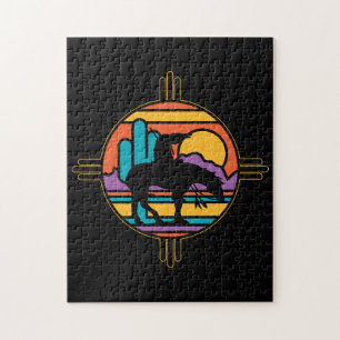 End of the Trail Native American Indian Jigsaw Puzzle