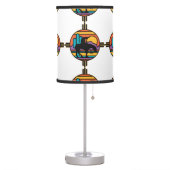End of the Trail Native American Indian Table Lamp (Left)